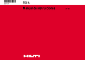 Hilti TE 5 A Manual De Instrucciones