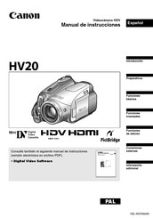 Canon HV20 Manual De Instrucciones