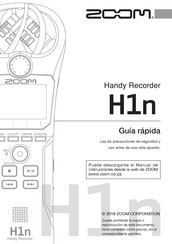 Zoom H1n Guía Rápida