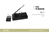 thomann the t.bone IEM-75 Manual De Instrucciones