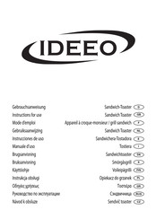 Ideeo SA 0927 Instrucciones De Uso