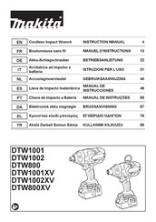 Makita DTW1001XV Manual De Instrucciones