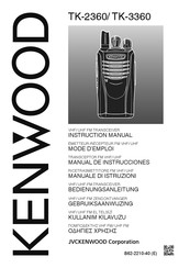 Kenwood TK-3360 Manual De Instrucciones