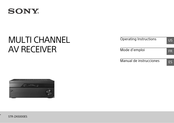 Sony STR-ZA5000ES Manual De Instrucciones