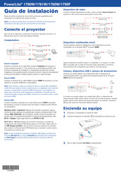 Epson PowerLite 1781W Guia De Instalacion