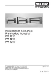 Miele professional PM 1217 Instrucciones De Manejo