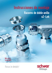 Schwer Fittings u2-Lok Instrucciones De Montaje