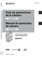 Sony HANDYCAM DCR-IP1 Guía De Operaciónes