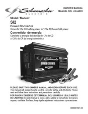 Schumacher Electric SI2 Manual Del Usuario