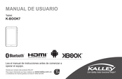 Kalley K-BOOK7 Manual De Usuario