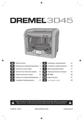 Dremel 3D45 Manual De Instrucciones