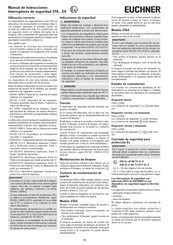 EUCHNER STA serie Manual De Instrucciones