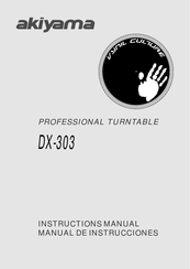 Akiyama DX-303 Manual De Instrucciones