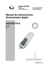 sauter FH-S Manual De Instrucciones