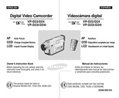 Samsung Electronics VP-D23 Manual De Instrucciones