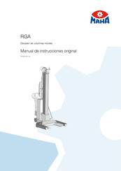 MAHA RGA T Manual De Instrucciones Original