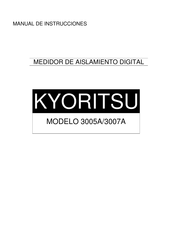 Kyoritsu 3005A Manual De Instrucciones