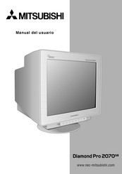 Mitsubishi Diamond Pro 2070SB Manual Del Usuario