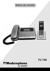 Modernphone TC-740 Manual Del Usuario