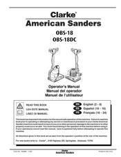 American Sanders Clarke OBS-18 Manual Del Operador