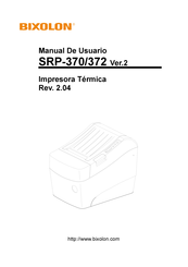 Bixolon SRP-372 Ver.2 Manual De Usuario