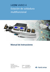 Kurtz Ersa i-CON VARIO 4 Manual De Instrucciones