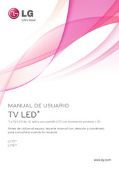 LG 32LY76 Serie Manual De Usuario