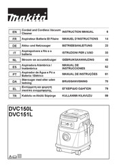 Makita DVC150L Manual De Instrucciones