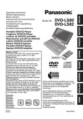 Panasonic DVD-LS80 Instrucciones De Funcionamiento