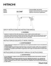 Hitachi UU 240F Manual De Instrucciones