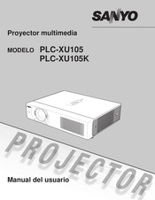 Sanyo PLC-XU105 Manual Del Usuario
