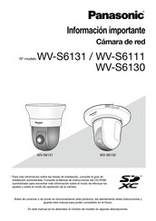 Panasonic WV-S6111 Manual De Instrucciones