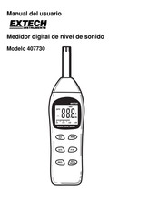 Extech Instruments 407730 Manual Del Usuario