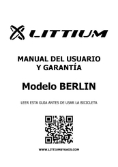 Littium BERLIN Manual Del Usuario Y Garantía