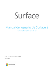 Microsoft Surface 2 Manual Del Usuario