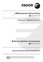 Fagor 8H-885ADTFTN Manual De Instrucciones