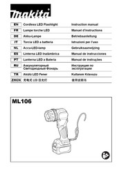 Makita ML106 Manual De Instrucciones