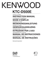 Kenwood KTC-D500E Manual De Instrucciones