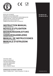 Hoshizaki FM-481ALGE Manual De Instrucciones