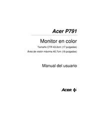 Acer P791 Manual Del Usuario