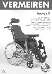 Vermeiren Inovys II Manual De Instrucciones