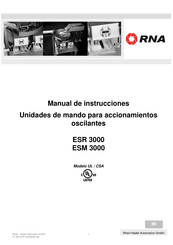 RNA ESR 3000 Manual De Instrucciones