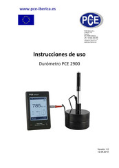 PCE Instruments PCE 2900 Instrucciones De Uso