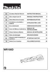 Makita WR100DZ Manual De Instrucciones