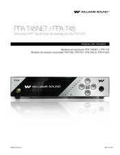 Williams Sound PPA T45NET Manual Del Usuario