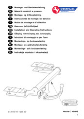 Westfalia 314 257 Instrucciones De Montaje Y De Servicio