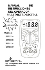 Pronext TS33C Manual De Instrucciones