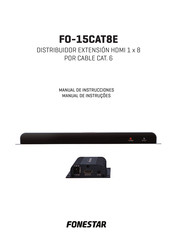 FONESTAR FO-15CAT8E Manual De Instrucciones