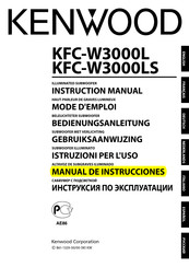 Kenwood KFC-W300L Manual De Instrucciones