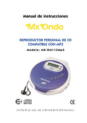 Mx Onda MX-DM113Mp3 Manual De Instrucciones